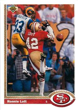 Ronnie Lott San Francisco 49ers 1991 Upper Deck NFL #355
